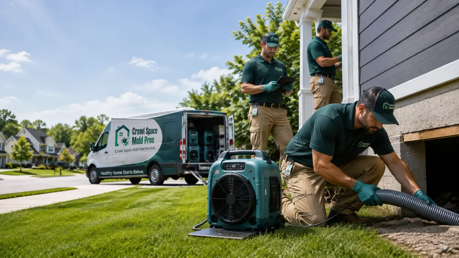Crawl Space Mold Removal in White Hall, IL